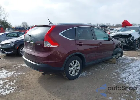 2013 Honda Cr-V Ex-L from USA, damaged, VIN 5J6RM4H75DL079278